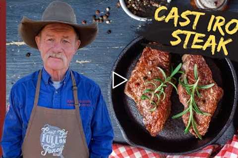 How to Sear a Steak in Cast Iron | Chuck Eye Steak Recipe