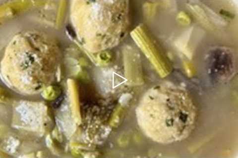 How to Make Spring Soup with Bread Dumplings | Sara Moulton