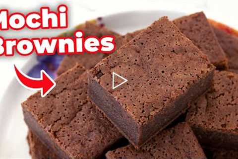Chewy Mochi Brownies
