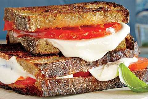 Grilled Margherita Sandwiches Recipe