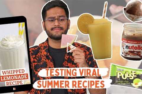 Testing Crazy VIRAL Summer Recipes | MINDBLOWN🤯 Summer Hacks Tested By Shivesh