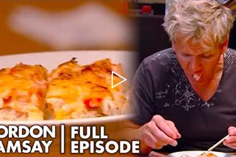 Gordon Ramsay Tries The Infamous Sushi-Pizza | Kitchen Nightmares FULL EPISODE