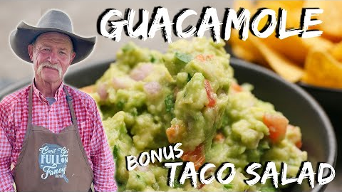 Tips for the Best Guacamole | Plus Taco Salad with Homemade Taco Bowl