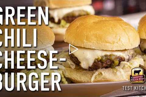 Green Chili Grilled Cheeseburger Recipe