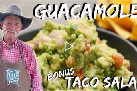 Tips for the Best Guacamole | Plus Taco Salad with Homemade Taco Bowl