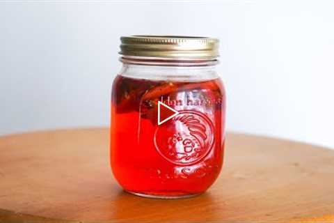 How to Make Strawberry Top Vinegar