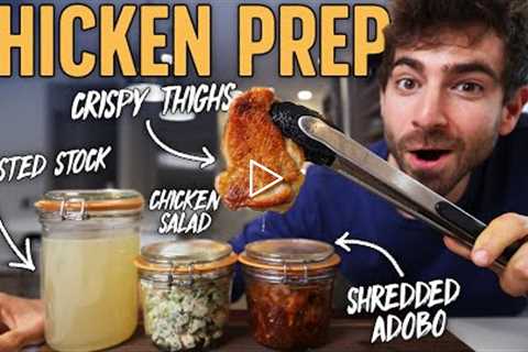 How to Meal Prep An Entire Chicken