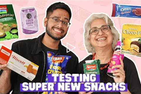 I Tested Some NEW & INTERESTING Snacks With My Mum | Did We Like Anything? 😳 #testedbyshivesh