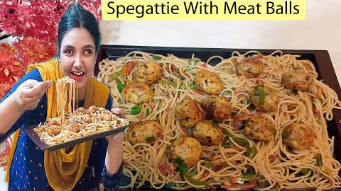 Spegethi With Meat Balls | Spaghetti And Meatballs Recipe | Spaghetti Meat Balls | Spaghetti Recipe