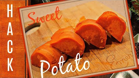 COOKING HACK - SUPER FAST WAY TO COOK SWEET POTATOES