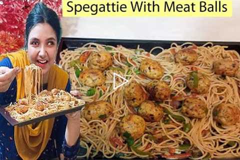 Spegethi With Meat Balls | Spaghetti And Meatballs Recipe | Spaghetti Meat Balls | Spaghetti Recipe