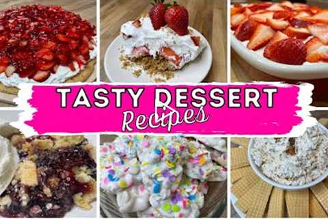 EASY SPRING DESSERT IDEAS & RECIPES | TASTY DESSERTS #easydessertideas #dessertrecipes