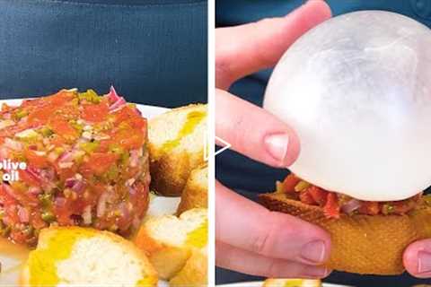 You won’t believe what this tomato tartare is topped with! So Yummy