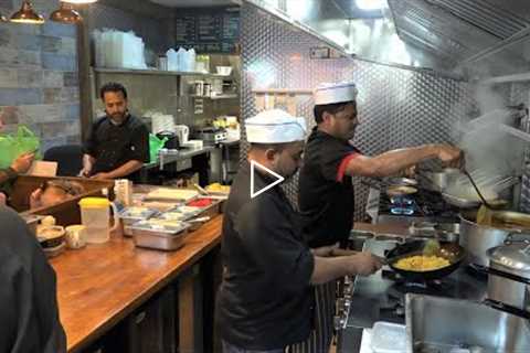 Chefs cooking Curries + Indian Breads on a Busy Evening | Hungry Beast Indian Vegan Kitchen London