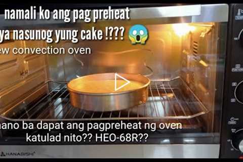 Baking chiffon cake using electric oven | convection oven