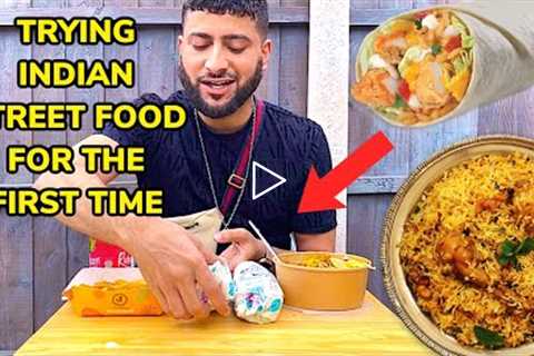 TRYING INDIAN STREET FOOD FOR THE FIRST TIME!!🥘
