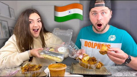 TRYING AUTHENTIC INDIAN FOOD FOR THE FIRST TIME