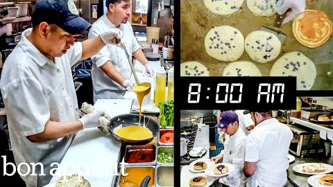 We Put 11 Cameras In NYC's Busiest Brunch Restaurant | Bon Appétit