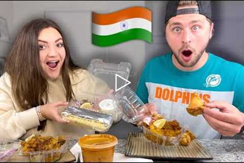 TRYING AUTHENTIC INDIAN FOOD FOR THE FIRST TIME