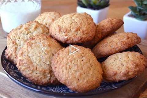 These cookies can be made every day! Delicious oatmeal nut cookies.