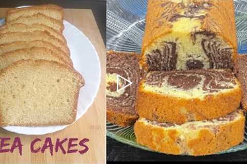 HOW TO MAKE OLD FASHIONED TEA CAKES/ VANILLA TEA CAKE/ MARBLE TEA CAKE/ TEA CAKES