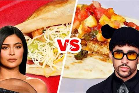 Bad Bunny Vs. Kylie Jenner: Who Makes The Best Taco? • Celebrity Recipe Royale