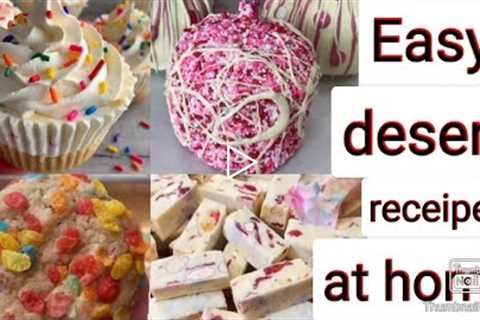 Easy desert receipes|easy desert receipe to make at home|Al_janat sweets