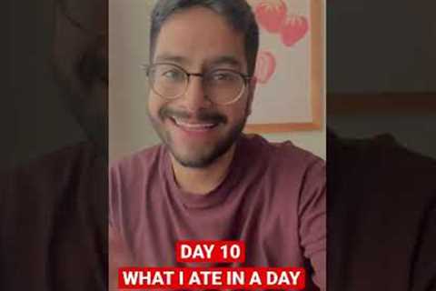 WHAT I ATE IN A DAY | DAY 10 | PIZZA FOR DINNER🥰 #shorts