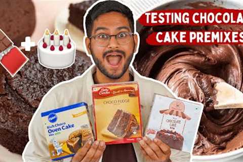 TESTING CHOCOLATE CAKE PREMIXES TO FIND OUT WHICH ONE IS THE BEST? | BEST CHOCOLATE PREMIX IN INDIA?