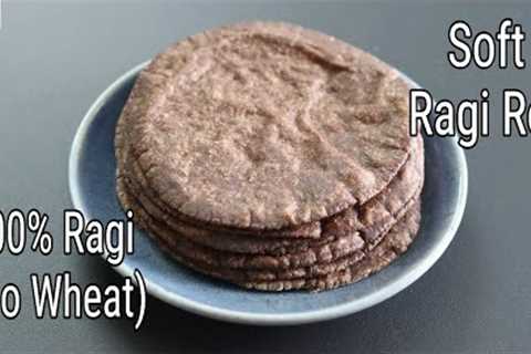 Ragi Roti Recipe - How To Make Soft Ragi Roti - Easy Finger Millet Chapathi  | Skinny Recipes