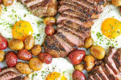 How to Prepare Delicious Beef Breakfast Steak and Eggs For Dinner