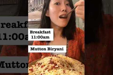 Korean Girl Eats Only Indian Food for 24 Hours Challenge