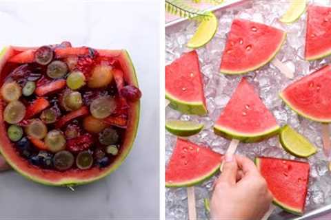 WHAT are you doing to this WHATermelon? 😳🍉