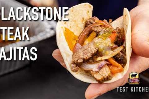 Steak Fajitas on the Blackstone