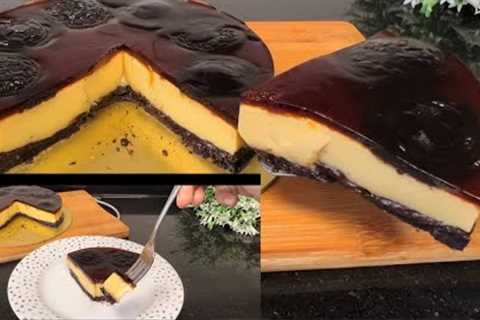 New Dessert in 10 Minutes l No oven, no egg, no gelatin, no condensed milk, easy and delicious