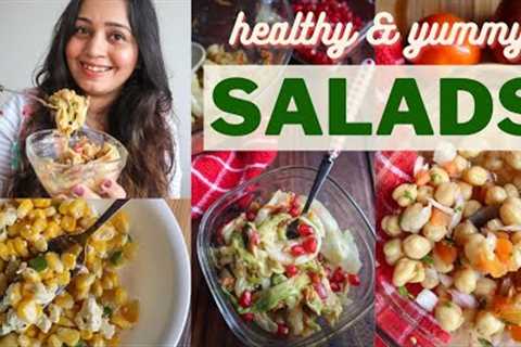 5 SALAD Recipes: HEALTHY & YUMMY | Salad Dressing with Olive Oil, Apple Cider Vinegar etc.
