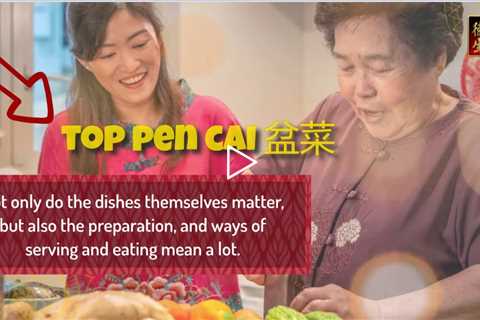 Top Pen Cai Ingredients for Reunion Dinner.  It's full of symbolism and meaning. Must See!