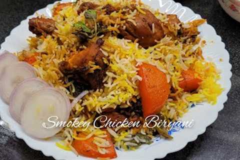 Biryani recipe |smokey chicken biryani |roasted smokey Biryani|restaurants secret |Indian kitchen