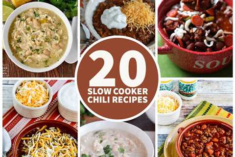20 Slow Cooker Chili Recipes