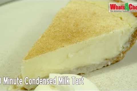 Condensed Milk Tart  (in just 10 minutes)