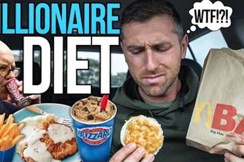 I Tried BILLIONAIRE Warren Buffett’s Diet.... 8,000+ calories of FAST FOOD/ Junk Food