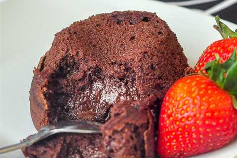 Molten Chocolate Mousse Cake
