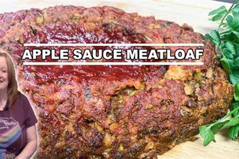 APPLE SAUCE MEATLOAF, A flavorful, Moist Meatloaf Recipe