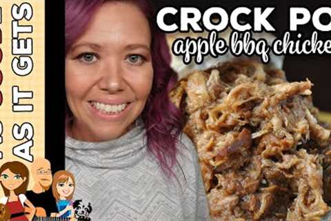 Crock Pot Apple BBQ Chicken