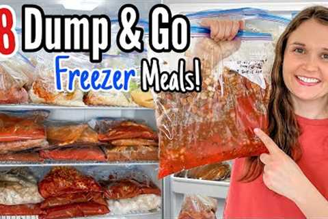 SLOW COOKER FREEZER MEALS | TASTY Crockpot Freezer Meal Prep Recipes Made EASY! | Julia Pacheco