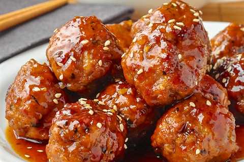 Honey Garlic Meatballs – with an easy Honey Garlic Sauce recipe