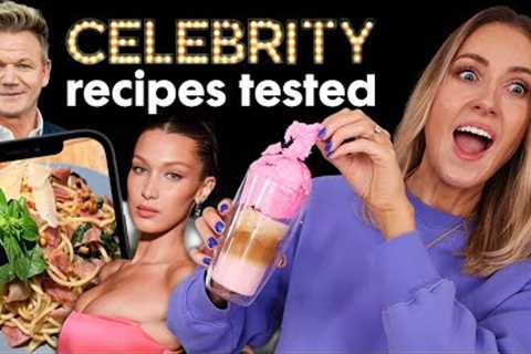 I Tried POPULAR CELEBRITY RECIPES... what''s ACTUALLY worth making??