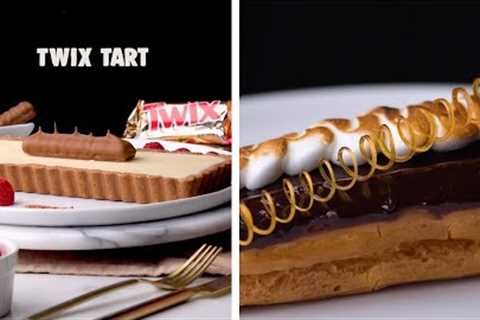 Take a twist on dessert plating with these fancy Twix designs!