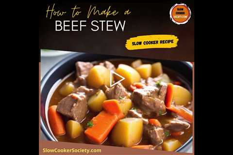 Easy Crock Pot Beef Stew Recipe | Tasty Slow Cooker Beef Stew Recipe
