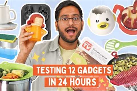 OMG😳😳 TESTING 12 GADGETS IN 24 HOURS | ONLINE SHOPPING RECOMMENDATIONS | KITCHEN TOOLS REVIEW